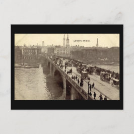 Old London Postcard - London Bridge Postkarte