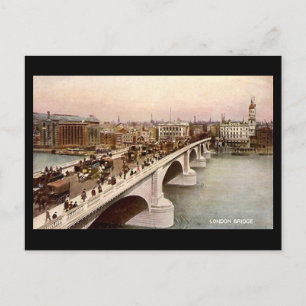 Old London Postcard - London Bridge Postkarte
