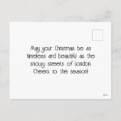 Old London Weihnachten mit Snowy Streets (Rückseite)