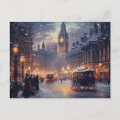 Old London Weihnachten mit Snowy Streets (Vorderseite)