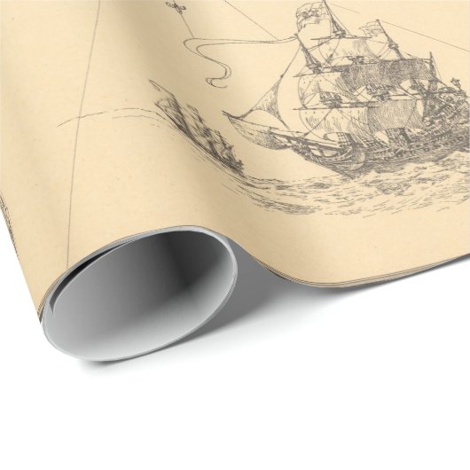 Old Long Island NY Map (1925)  Geschenkpapier (Rolleneckpunkt)