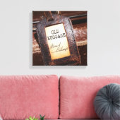 "Old Luggage" Leinwand Wrap Poster (Insitu (Wohnzimmer))