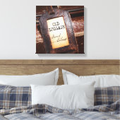 "Old Luggage" Leinwand Wrap Poster (Insitu (Schlafzimmer))