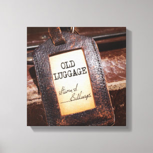 "Old Luggage" Leinwand Wrap Poster