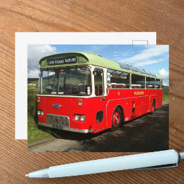 Old Macbraynes Bus auf der Insel Bute Postkarte