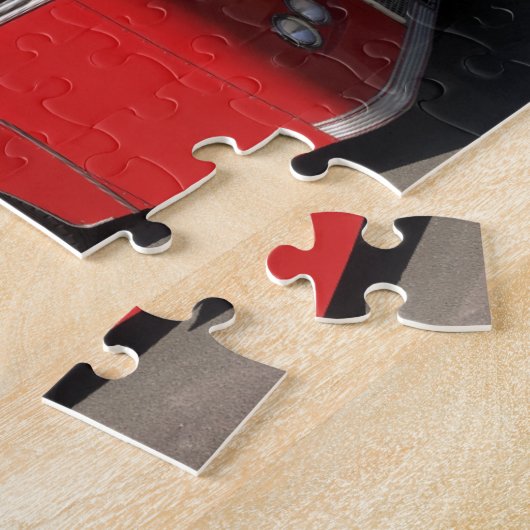 Old Macbraynes Bus auf der Insel Bute Puzzle (Seite)