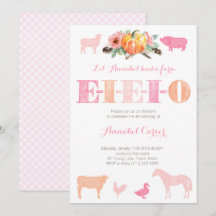 Old MacDonald EIEIO Farm Birthday Party