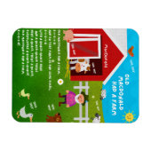 Old MacDonald Had a Farm Kinderreim-Magnet Magnet (Horizontal)