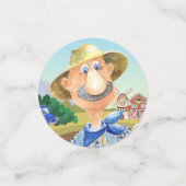 Old MacDonald's Farm 🐔 Niedliche Familie Barnyard Konfetti (Klein Vorderseite)