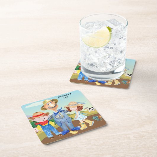 Old MacDonald's Farm Untersetzer 🐔 Niedlichen Fam (Vor Ort)