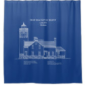 Old Mackinac Point Light - Michigan - AD Duschvorhang (Vorderseite)