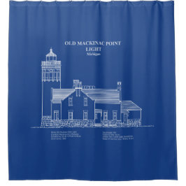 Old Mackinac Point Light - Michigan - AD Duschvorhang