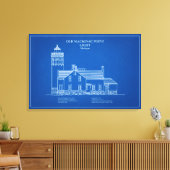 Old Mackinac Point Light - Michigan - AD Leinwanddruck (Insitu (Wohnzimmer))