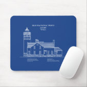 Old Mackinac Point Light - Michigan - AD Mousepad (Mit Mouse)