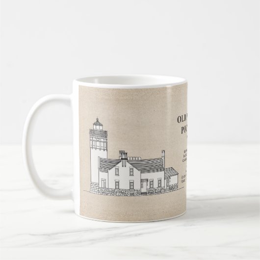 Old Mackinac Point Light - Michigan - SBD Kaffeetasse (Links)