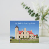 Old Mackinac Point Lighthouse Postkarte (Stehend Vorderseite)