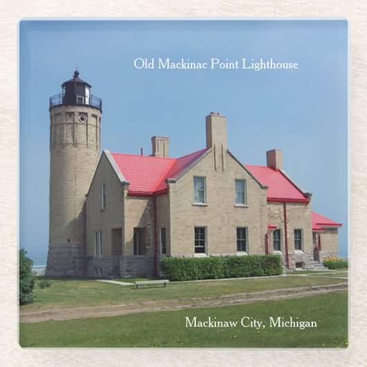 Old Mackinac Point Lighthouse Untersetzer (Vorderseite)