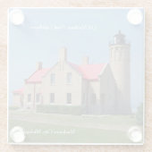 Old Mackinac Point Lighthouse Untersetzer (Rückseite)