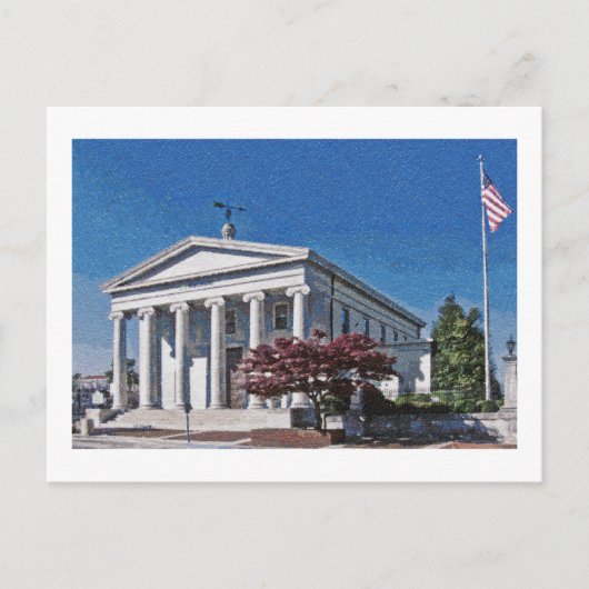 Old Madison Landkreis Courthouse Postkarte (Vorderseite)
