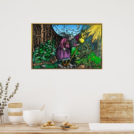 Old Maid Witch ~ Holbein ~ 1537 Poster (Küche)