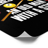 Old Man Billiards Poster (Ecke)