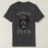 Old Man Club EST 1958 T-Shirt (Design vorne)
