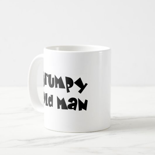 old man grumpy kaffeetasse (Vorderseite Links)