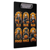 Old man Halloween Klemmbrett (Rechts)