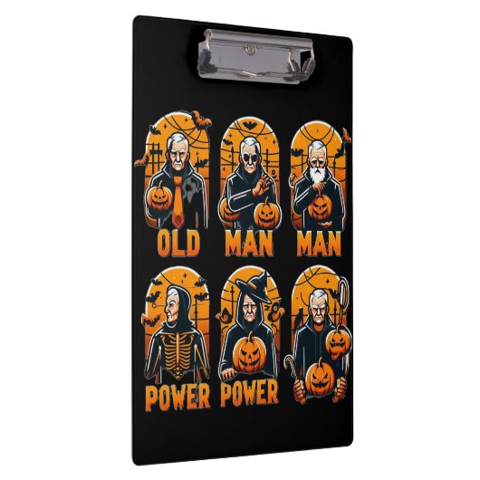 Old man Halloween Klemmbrett (Rechts)