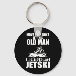 Old Man How to Jetski Cool Funny Jet Ski Jet Skiin Schlüsselanhänger