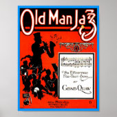 Old Man Jazz Sheet Music Pub. Kopie 1920 Poster (Vorne)