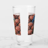 Old man, mushroom blue forest guardian pint glass  glas (Links)