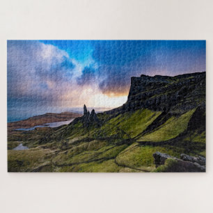 Old Man of Storr Isle of Sky Scotland Travel Foto Puzzle