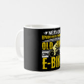 Old Man On E-bike Kaffeetasse (Vorderseite Links)