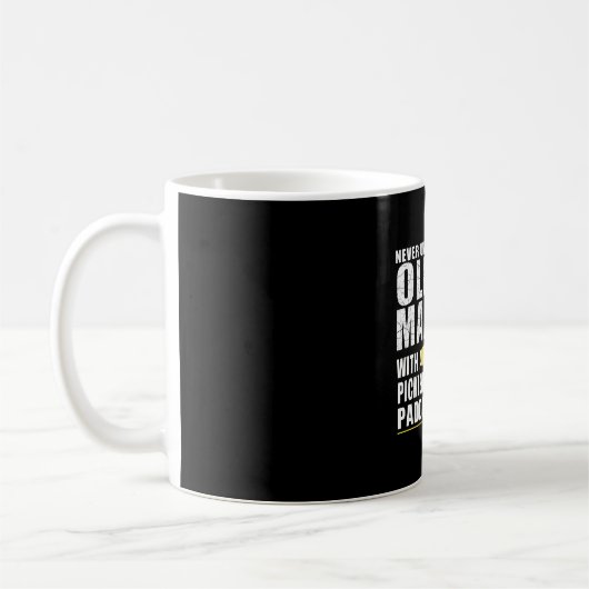 Old Man Pickleball Kaffeetasse (Links)