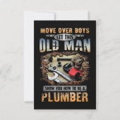 Old Man Plumber Karte (Vorderseite)