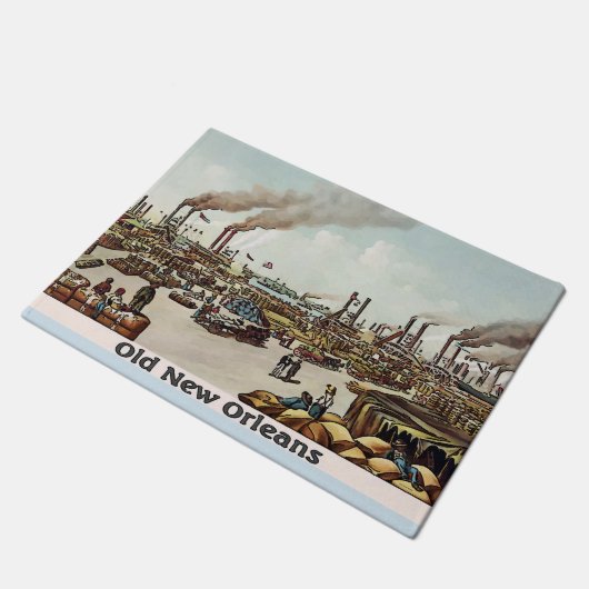 Old Man River, New Orleans water front, Fußmatte (Schrägansicht)