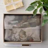 Old Man Santa 4 Decoupage Seidenpapier (Geschenk)