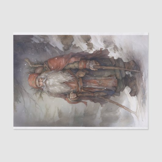 Old Man Santa 5 Decoupage Seidenpapier (Vorderseite)