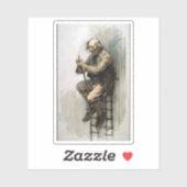 Old Man Sketch Aufkleber (Blatt)