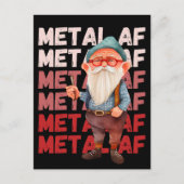 Old Man Still Metal AF Postkarte (Vorderseite)