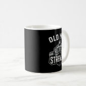 Old Man Strength Funny Gym Motivation Workout Gift Kaffeetasse (VorderseiteRechts)