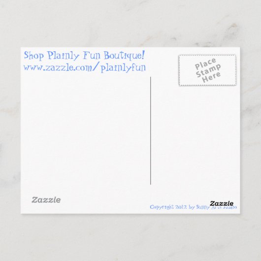 Old Man Wave Bart "HI! from a OLD TYP" Postkarte (Rückseite)