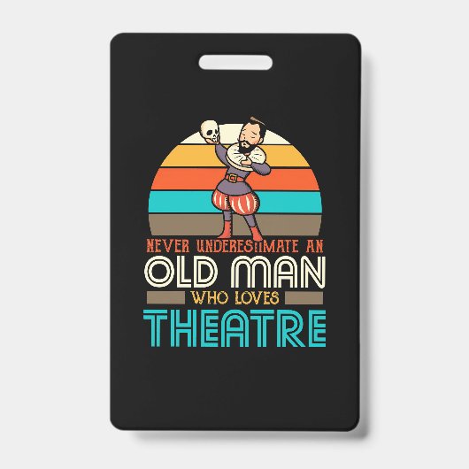 Old Man Who Lieben Theater Ausweis (Vorderseite)