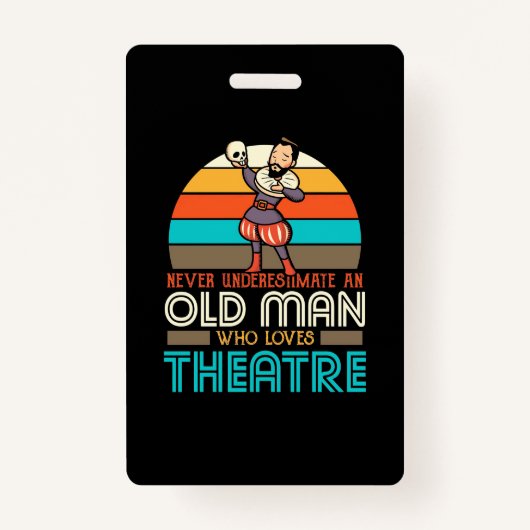 Old Man Who Lieben Theater Ausweis (Vorderseite)