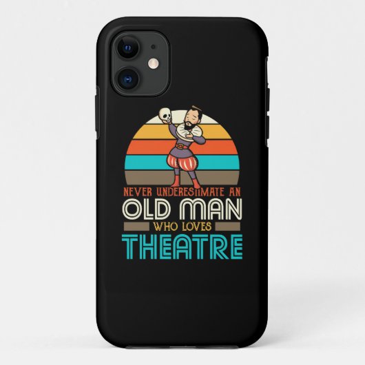 Old Man Who Lieben Theater Case-Mate iPhone Hülle (Rückseite)