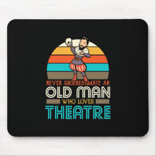 Old Man Who Lieben Theater Mousepad