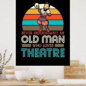 Old Man Who Lieben Theater Poster (Küche)