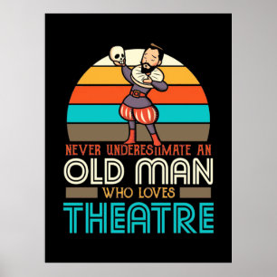 Old Man Who Lieben Theater Poster