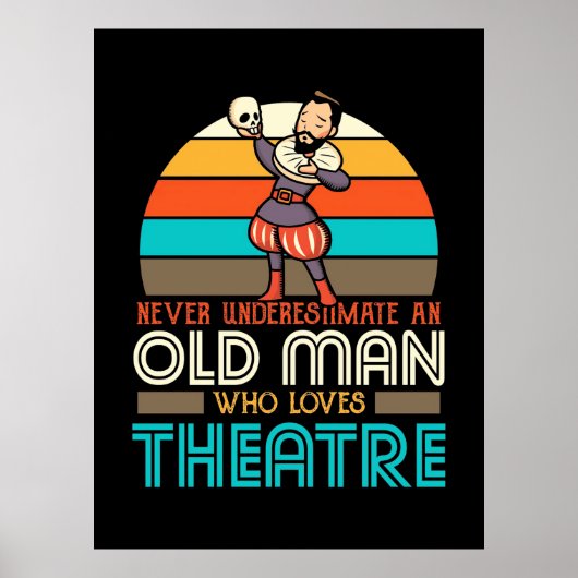 Old Man Who Lieben Theater Poster (Vorne)